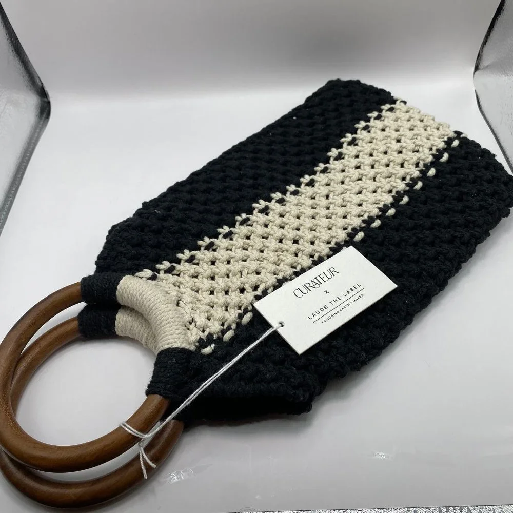 NWT Curateur x Laude the Label Crochet Purse - Picture 7 of 8